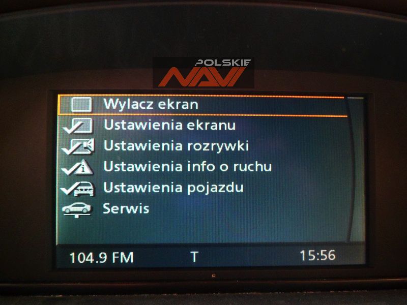 BMW Business (Champ, Mask) CCC Tłumaczenie nawigacji - Polskie menu